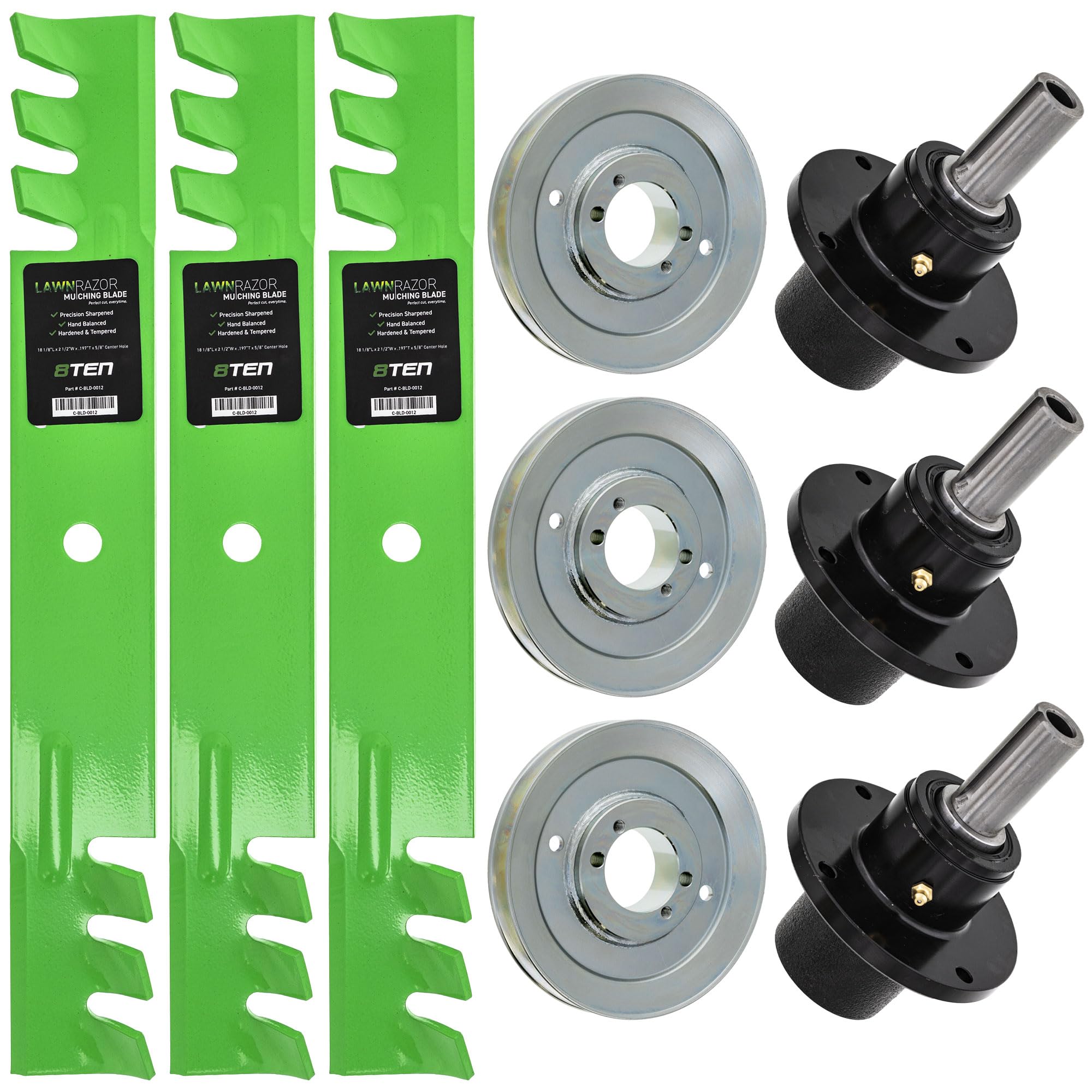 Amazon.com : 8TEN Blade Spindle Kit for Scag Turf Tiger II 52-Inch