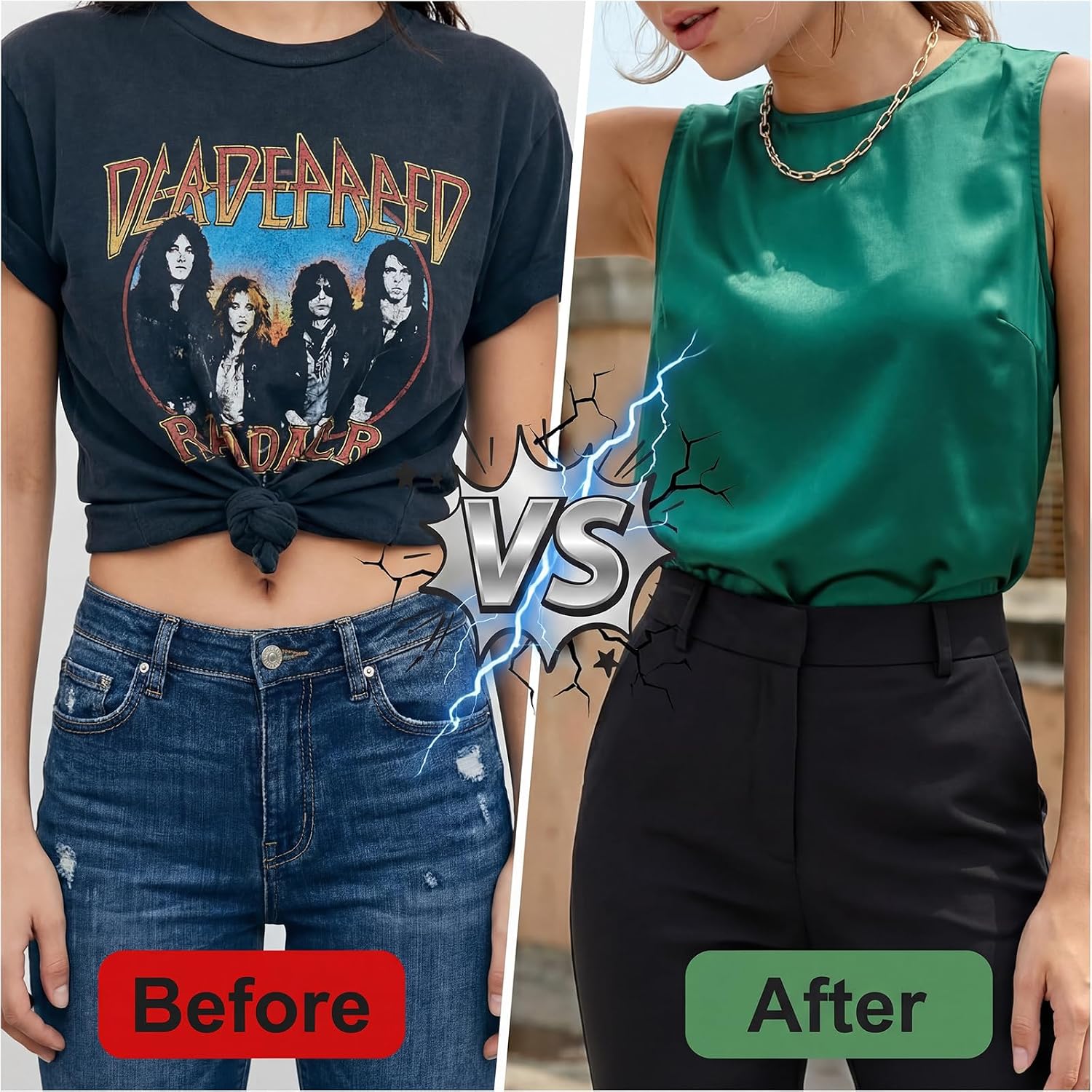 10 Pcs Crop Top Tuck Waist Band Set for Women & Girls, Adjustable Elastic Tuck Tool with 6 Scarf Rings, 2 Crop Tucks and 2pcs Waist band for Sweaters and T-Shirts