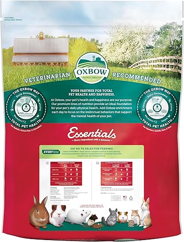 Miniatura 3 de Oxbow Essentials Chinchilla Food - Alimento de chinchilla totalmente natural - 25 libras