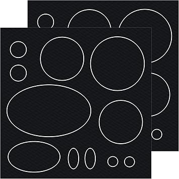 Pndeyo 22pcs Puffer Down Jacket Patches, Self-Adhesive Nylon Repair Patch, Waterproof Stick on Tape for Coat Clothing Tent Sleeping Bags Ski Pants Holes Repairing- Black