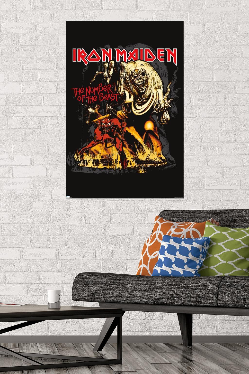 Amazon.co.jp: Iron Maiden - The Number Of The Beast 壁ポスター