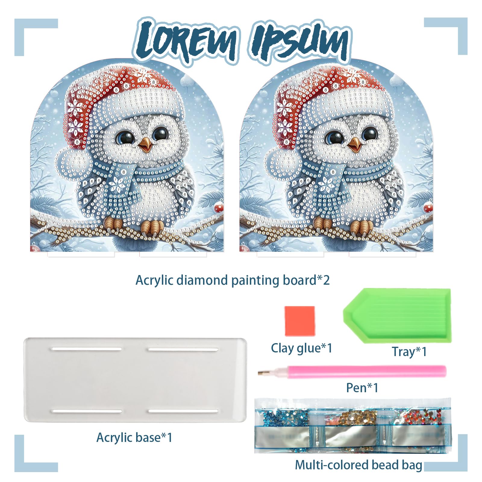 DCIDBEI Peinture Diamant Porte Serviettes 15 X15cm Diamond