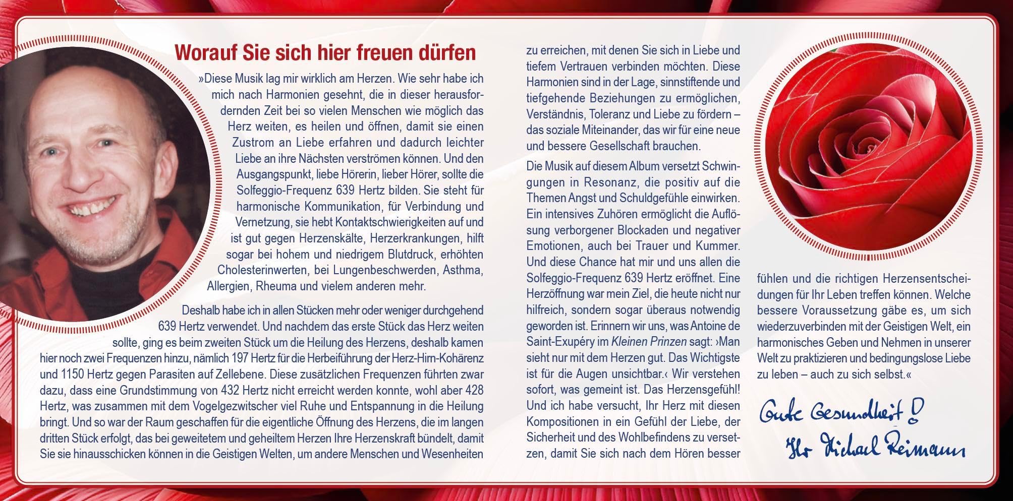 HERZÖFFNUNG [Solfeggio Heilmusik 639 Hertz]: Mit Anleitungen von Pavlina Klemm im Booklet