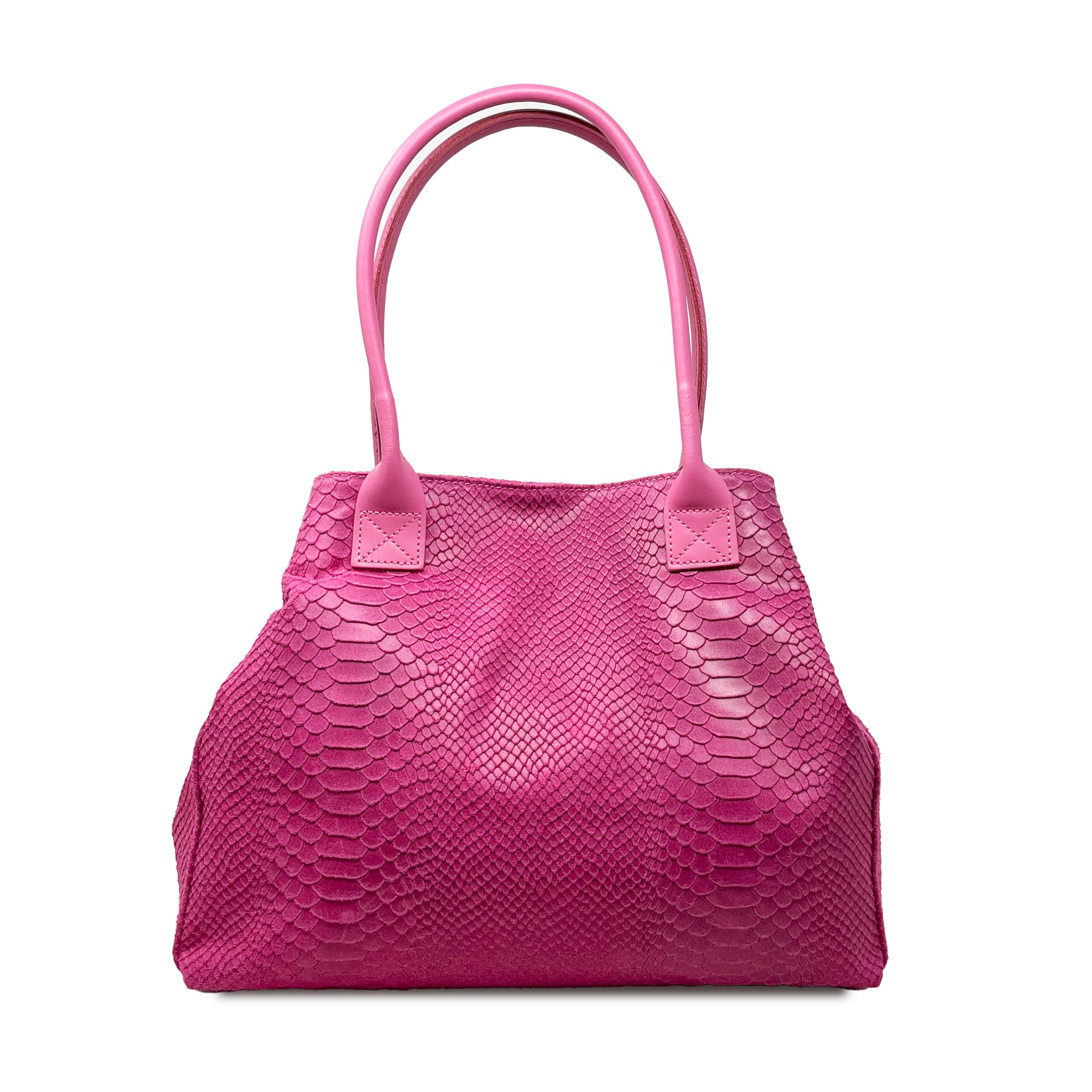 Chicca Borse Borsa a Spalla Shopper Grande da Donna in Pelle