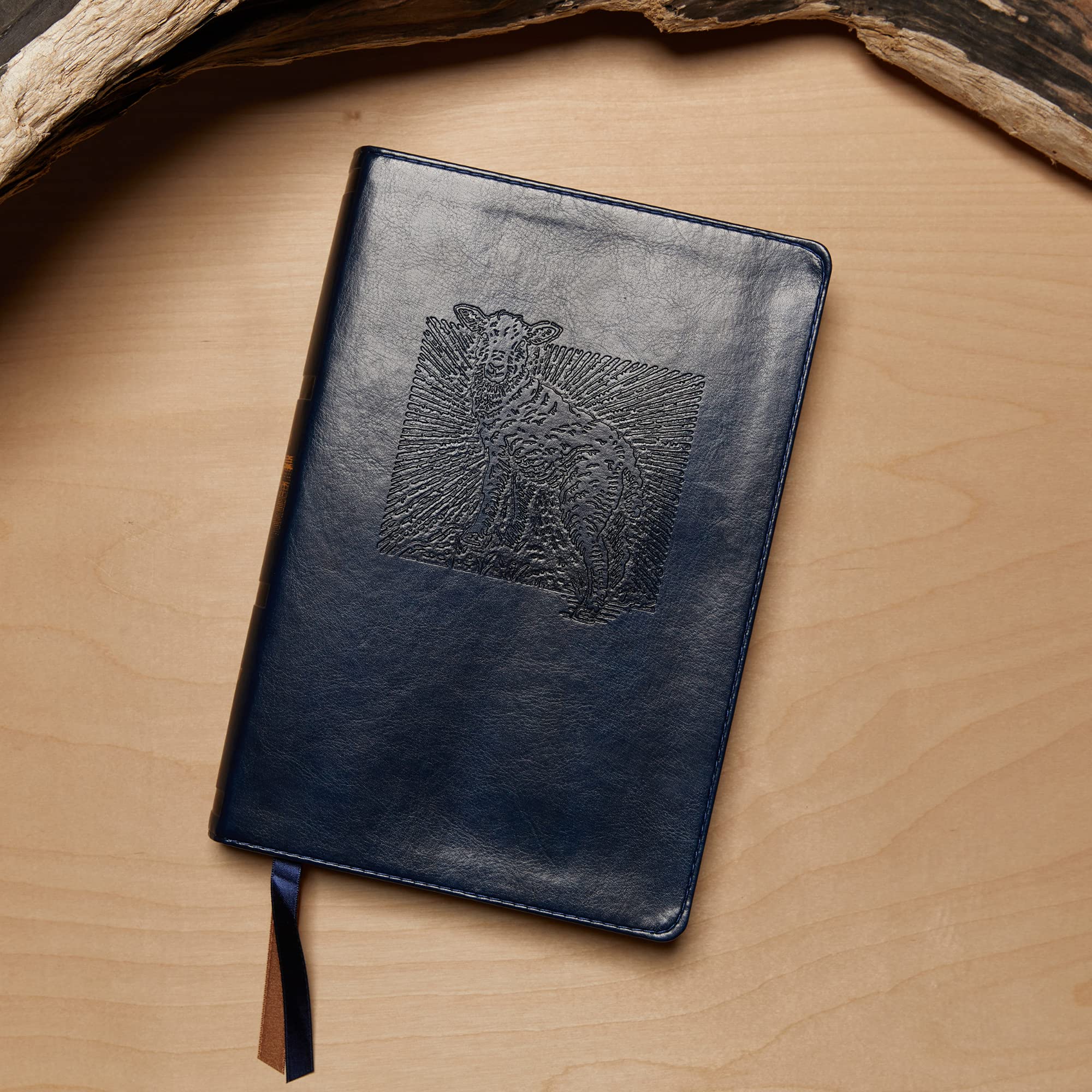 NET Bible, Thinline Art Edition, Large Print, Leathersoft, Blue, Comfort Print: Holy Bible - Image 3