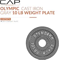 Vista 2 de CAP Barbell Placa de peso olímpica de 2 pulgadas Múltiples opciones