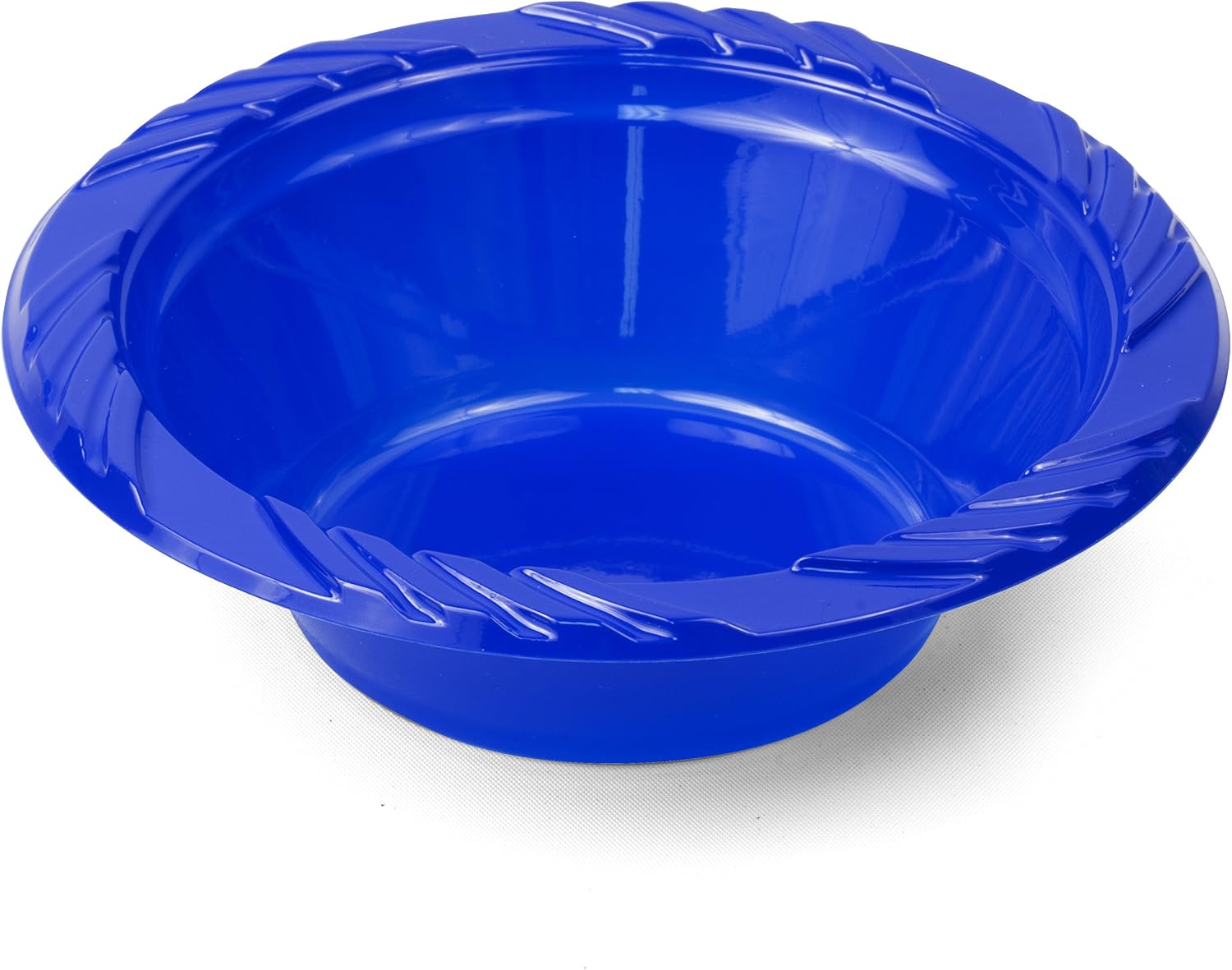 Concept Party Products 125 Count Plastic Bowls, 12 ounces, Blue