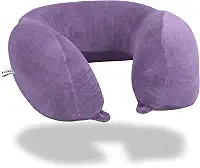 Travesseiro de pescoço para viagem Nasa Voyage Premium Ergonômico Lilás Nap