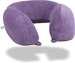 Travesseiro de pescoço para viagem Nasa Voyage Premium Ergonômico Lilás Nap