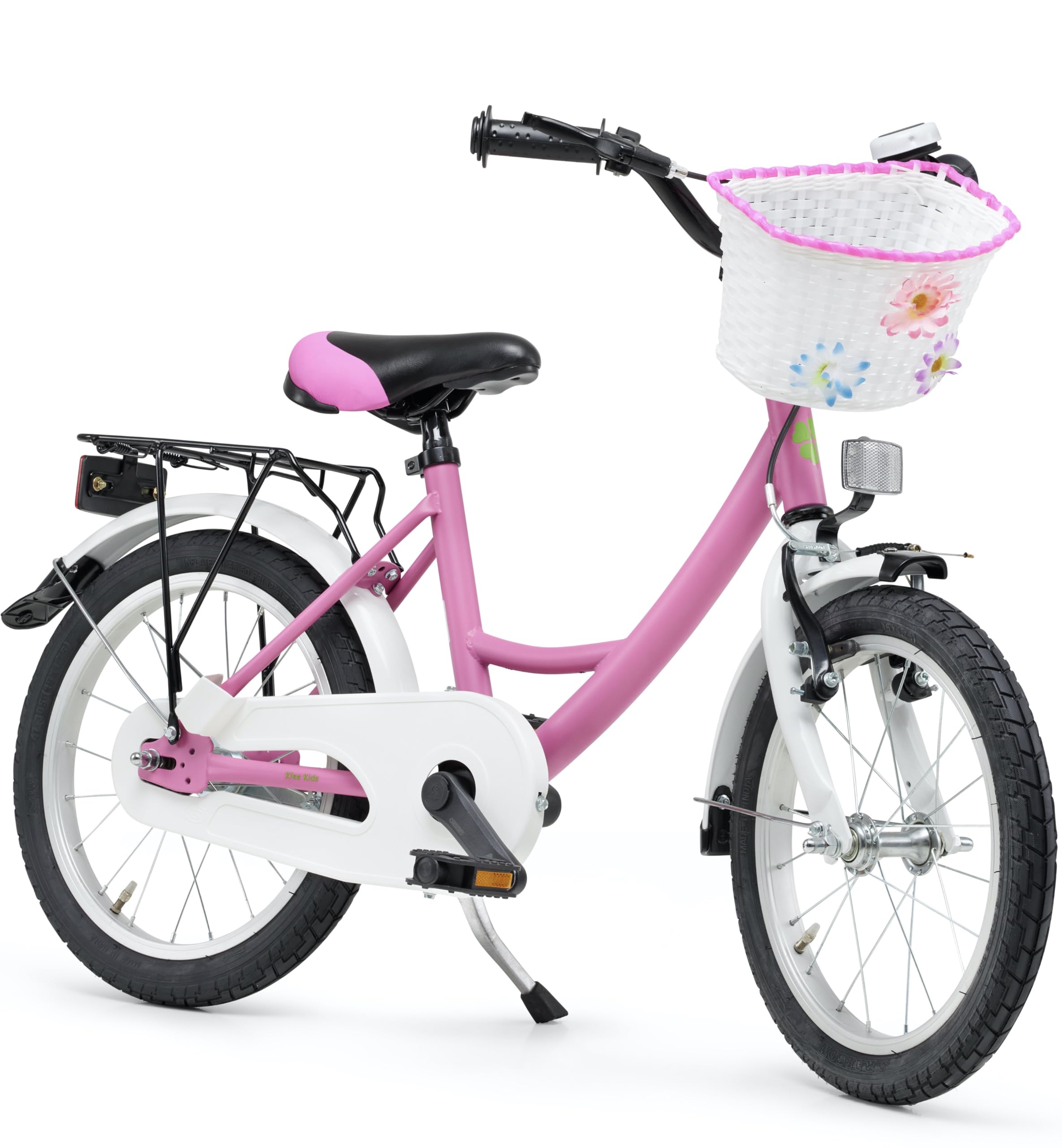 Bachtenkirch Qualitäts Kinderfahrrad 16 Zoll matt Pink Mädchen Kinderrad Fahrrad ab 4 Jahre
