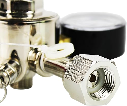 Miniatura 7 de HFS (R) Regulador comercial de CO2 - Válvula de cierre de doble calibre de Kegerator (2 productos)