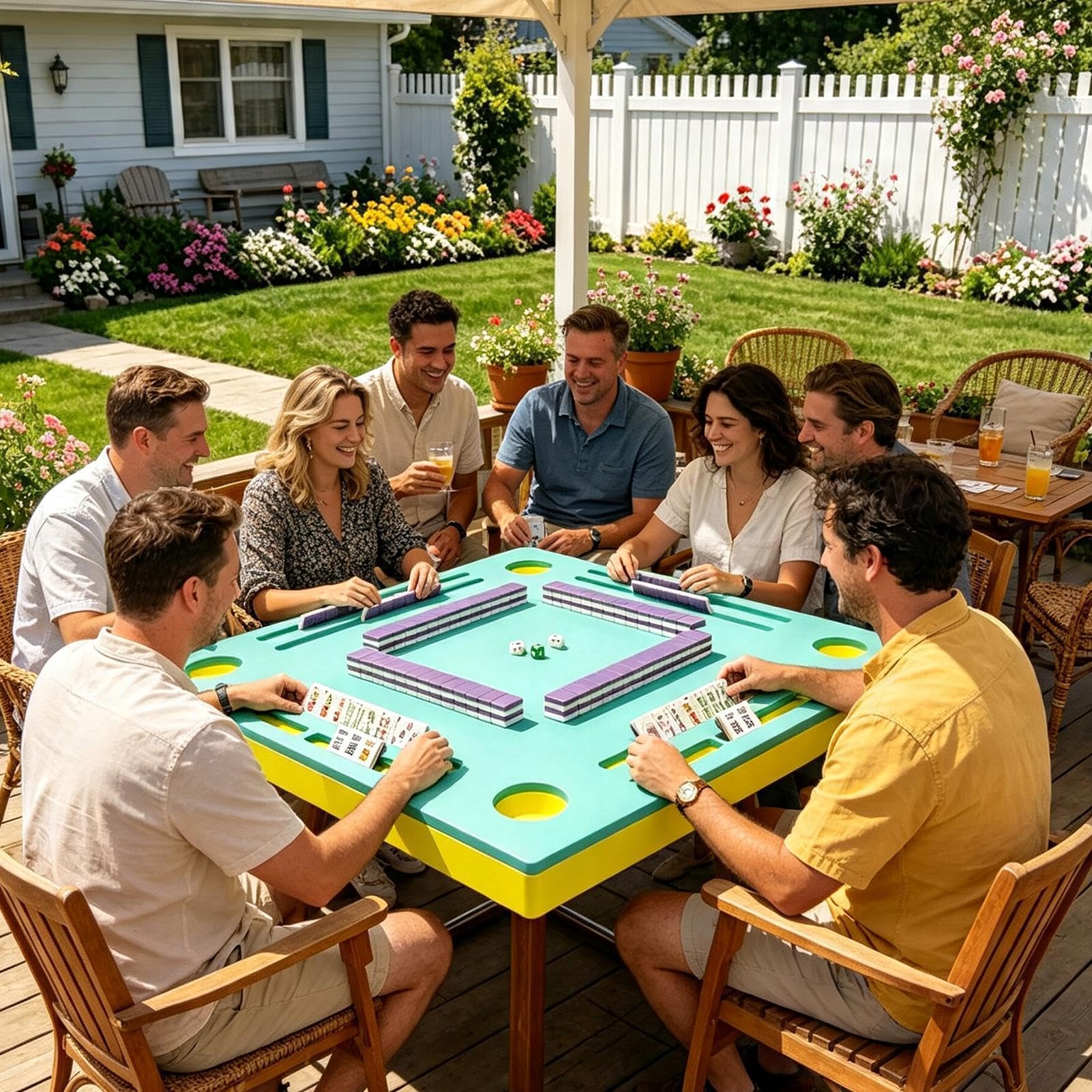 Generisch Pool Mahjong - Set di carte galleggianti interattivo