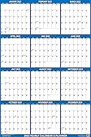 Vista 3 de SwiftGlimpse - Calendario de pared 2022 borrable grande XL de borrado en húmedo y seco, 32 x 48 pulgadas, planificador anual anual de pared de 12