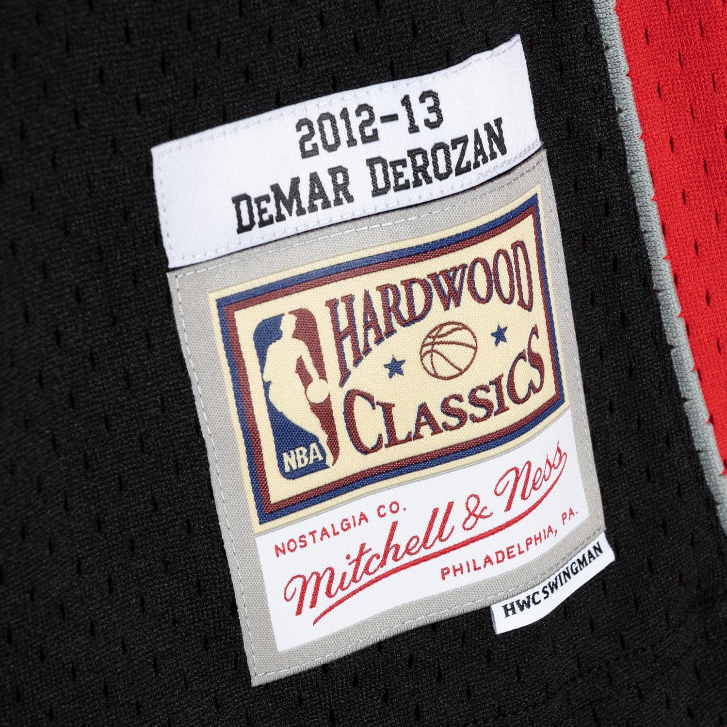 Mitchell & Ness Maglia NBA DeMar DeRozan Toronto Raptors 2012-13 Hardwood Classics Swingman Nero