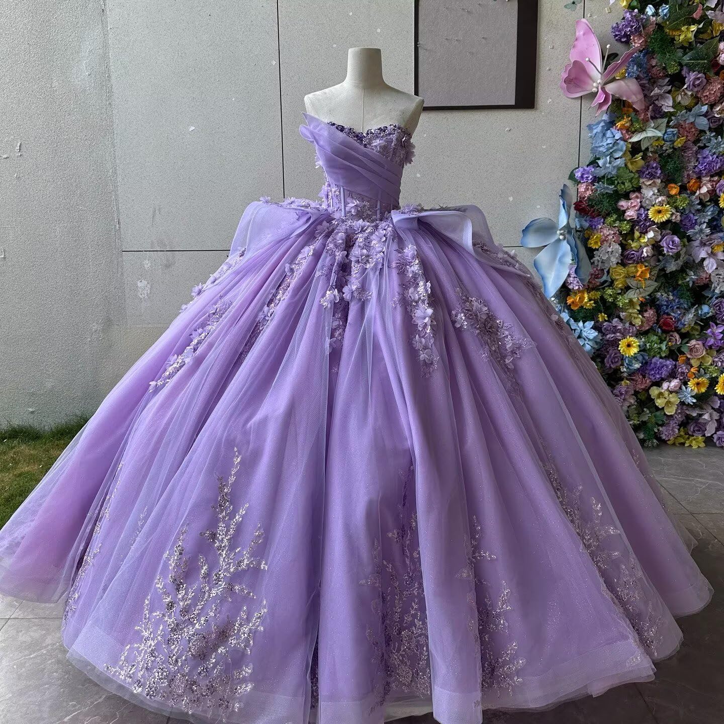 Strapless Luxury Quinceanera Dresses Sweet 16 Dresses Beaded Formal 15 Dresses for Quinceanera - Image 3