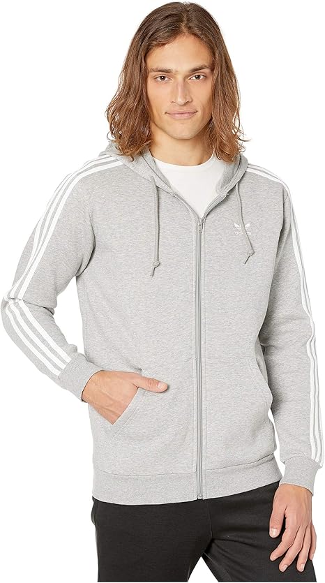 Amazon Adidas Originals メンズ 3ストライプ フルジップスウェットシャツ トレーナー パーカー 通販