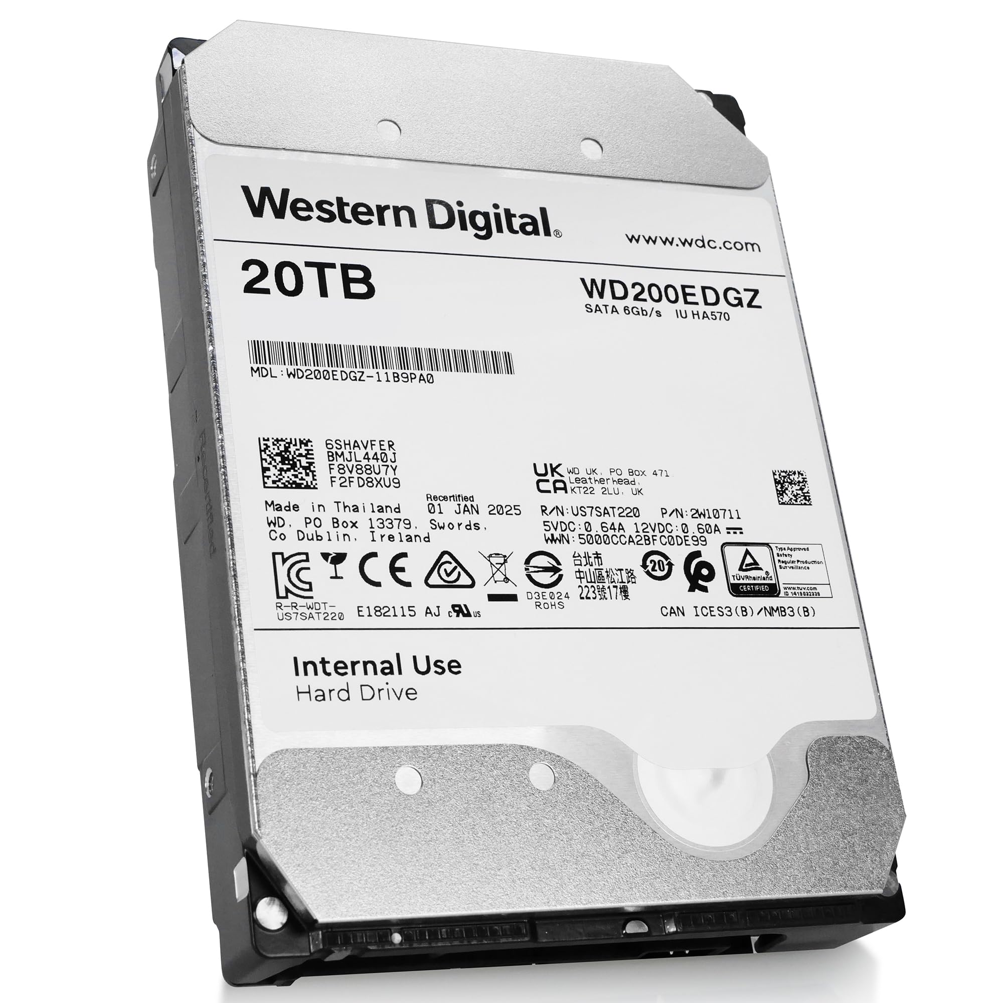 Amazon.com: Western Digital WD Ultrastar 20TB Internal Hard Drive