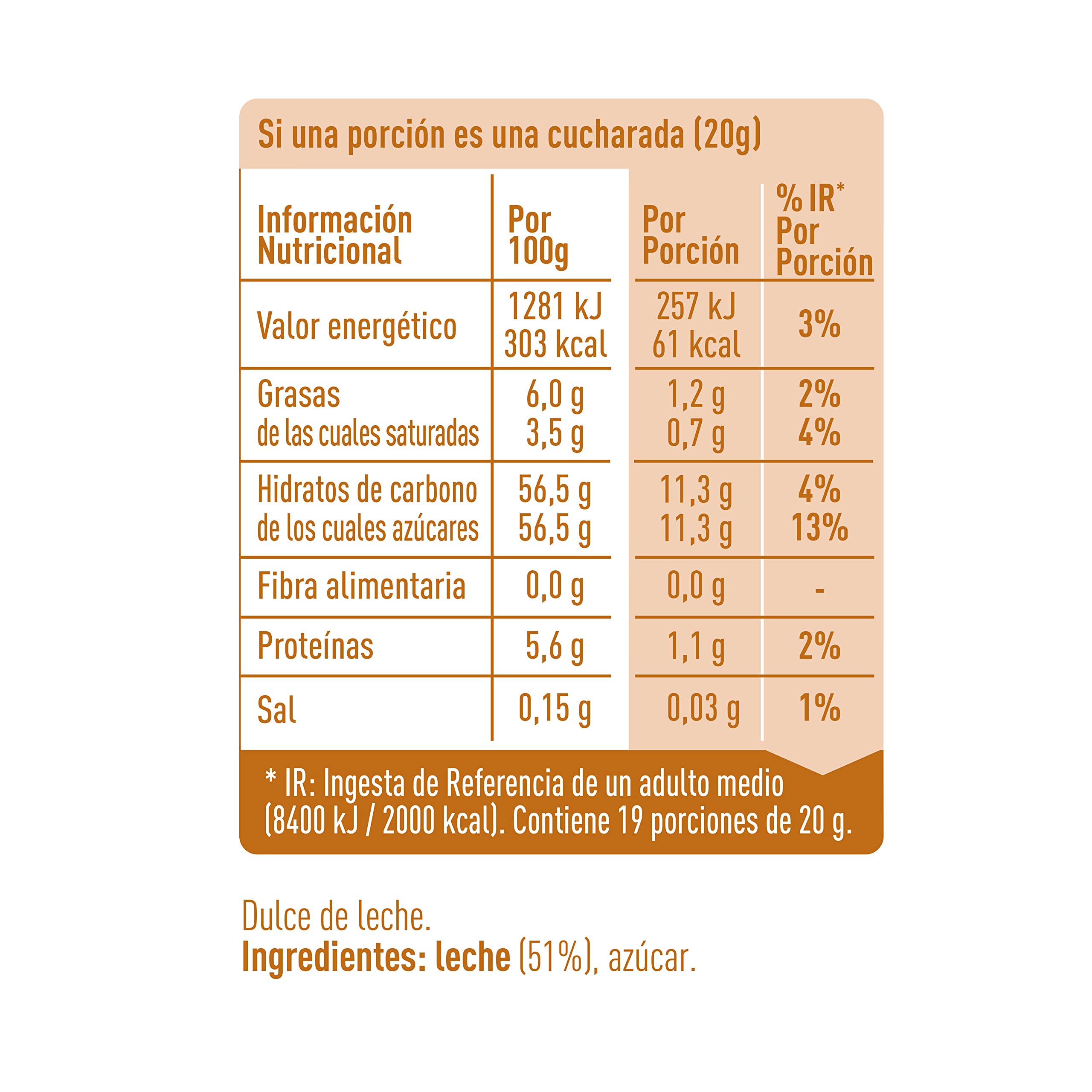 NESTLÉ LA LECHERA Dulce de leche Lata 397g