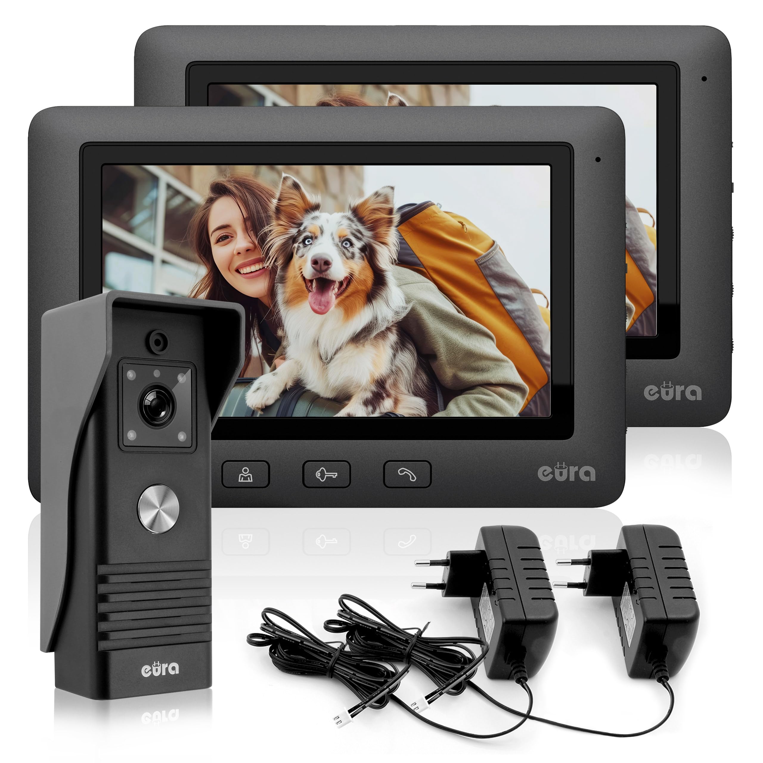 EURA A31A149 VDP-45A3 Alpha Video Door Intercom 4-Wire