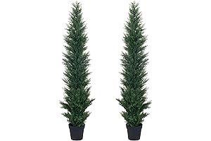 25 Ft Tall Artificial Fake Cypress Hedge Landscaping Privacy Fence Screen