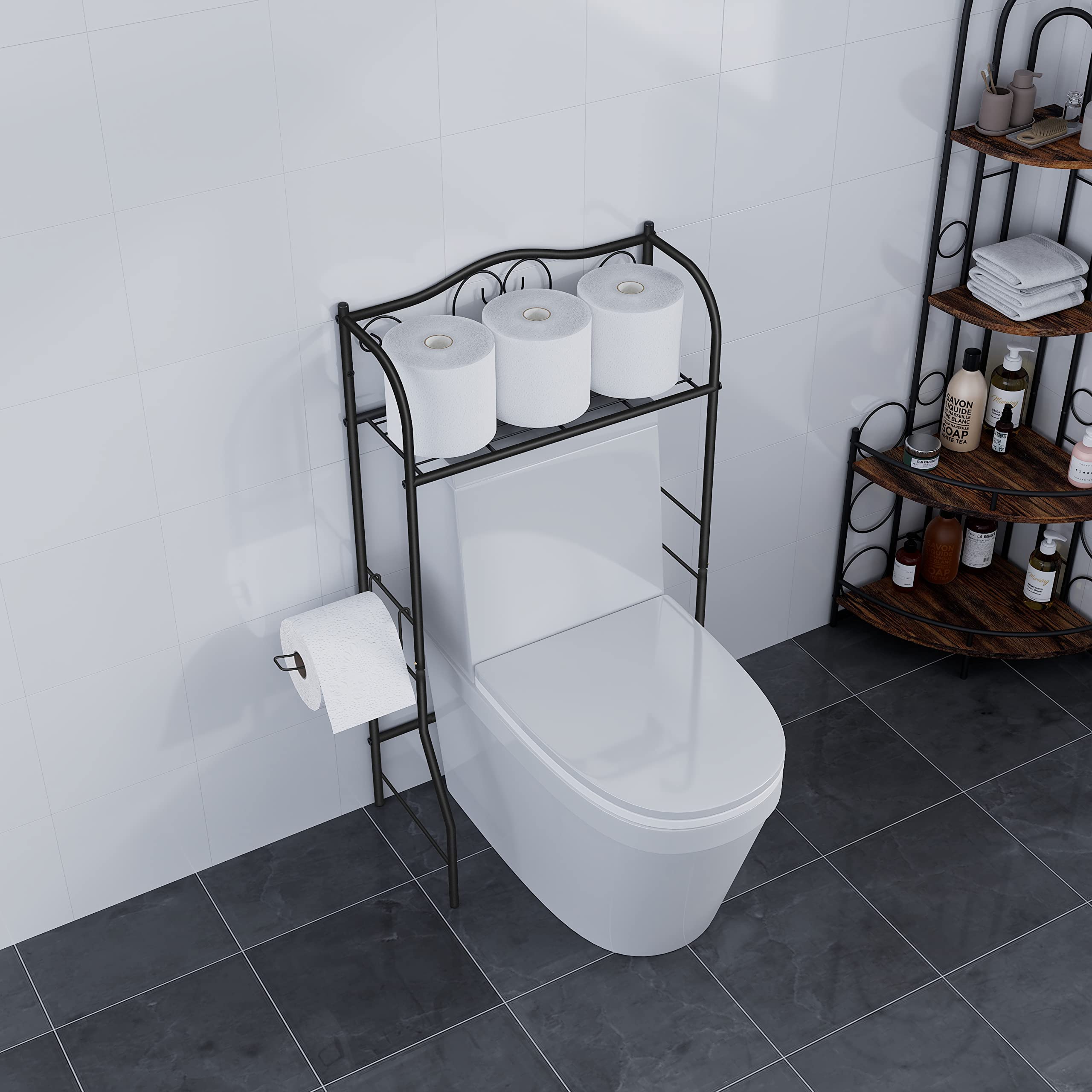 Metal Bathroom Shelf Space Saver,Bathroom Organizer Over