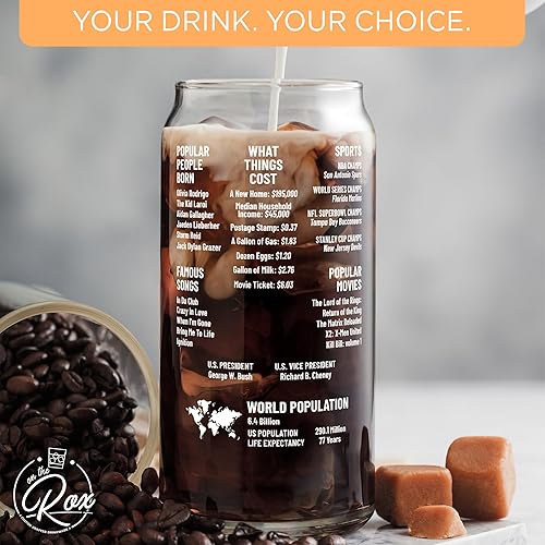 Miniatura 6 de Regalo de cumpleaños número 21 para hombres regalos de cumpleaños de cerveza de 20 onzas vaso de cerveza de 2 caras 1 unidad divertido vaso vintage