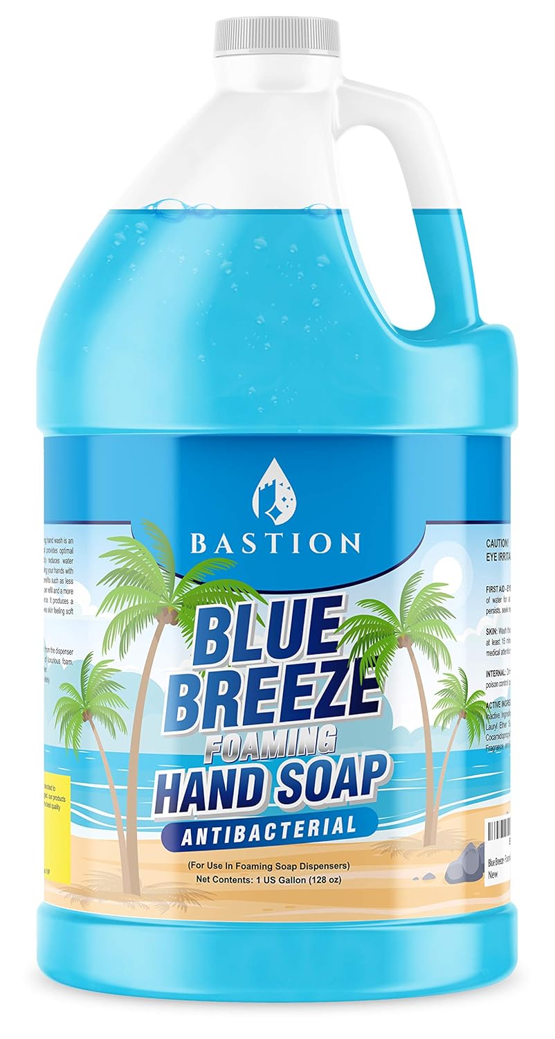 Bastion Foaming Hand Soap Refill 1 Gallon (128oz) Antibacterial Hand Wash
