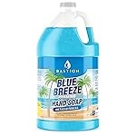 Bastion Blue Breeze Antibacterial Foaming Hand Soap Bulk Refill - 1 Gallon (128 oz) Rich Lather, Moisturizing Formula - Washes Away Germs & Bacteria - Refreshing Clean Scent for Foaming Dispensers