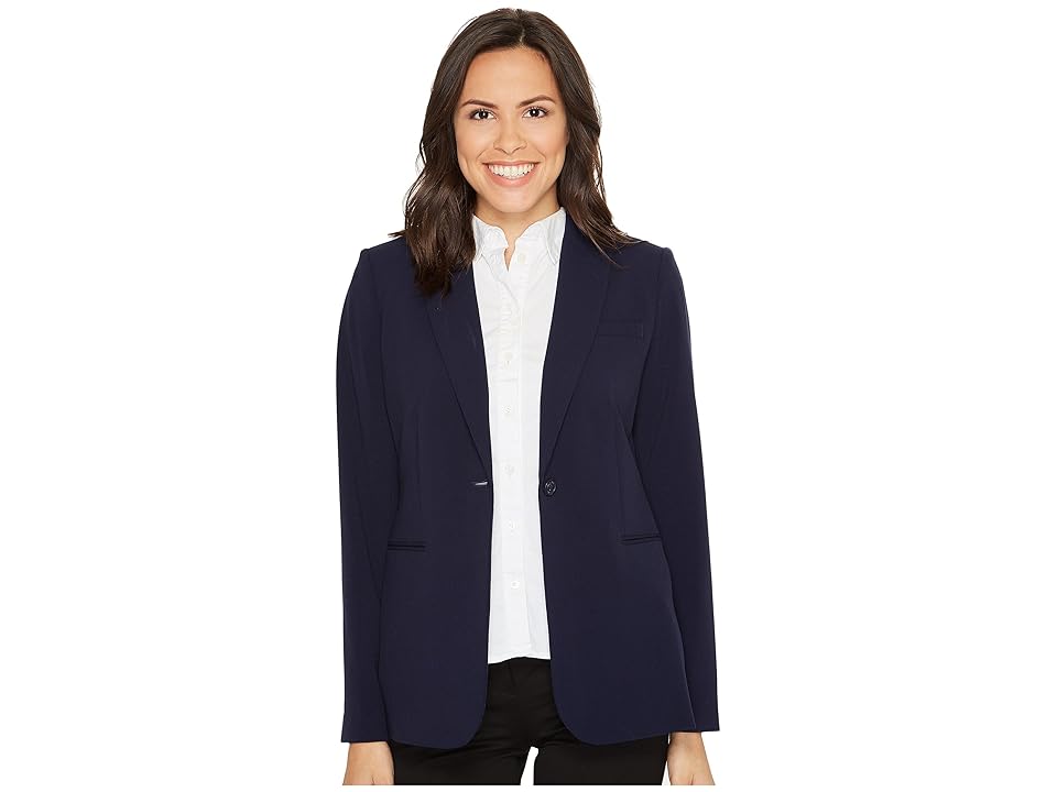 

Calvin Klein 1 Button Jacket (Twilight) Women's Jacket