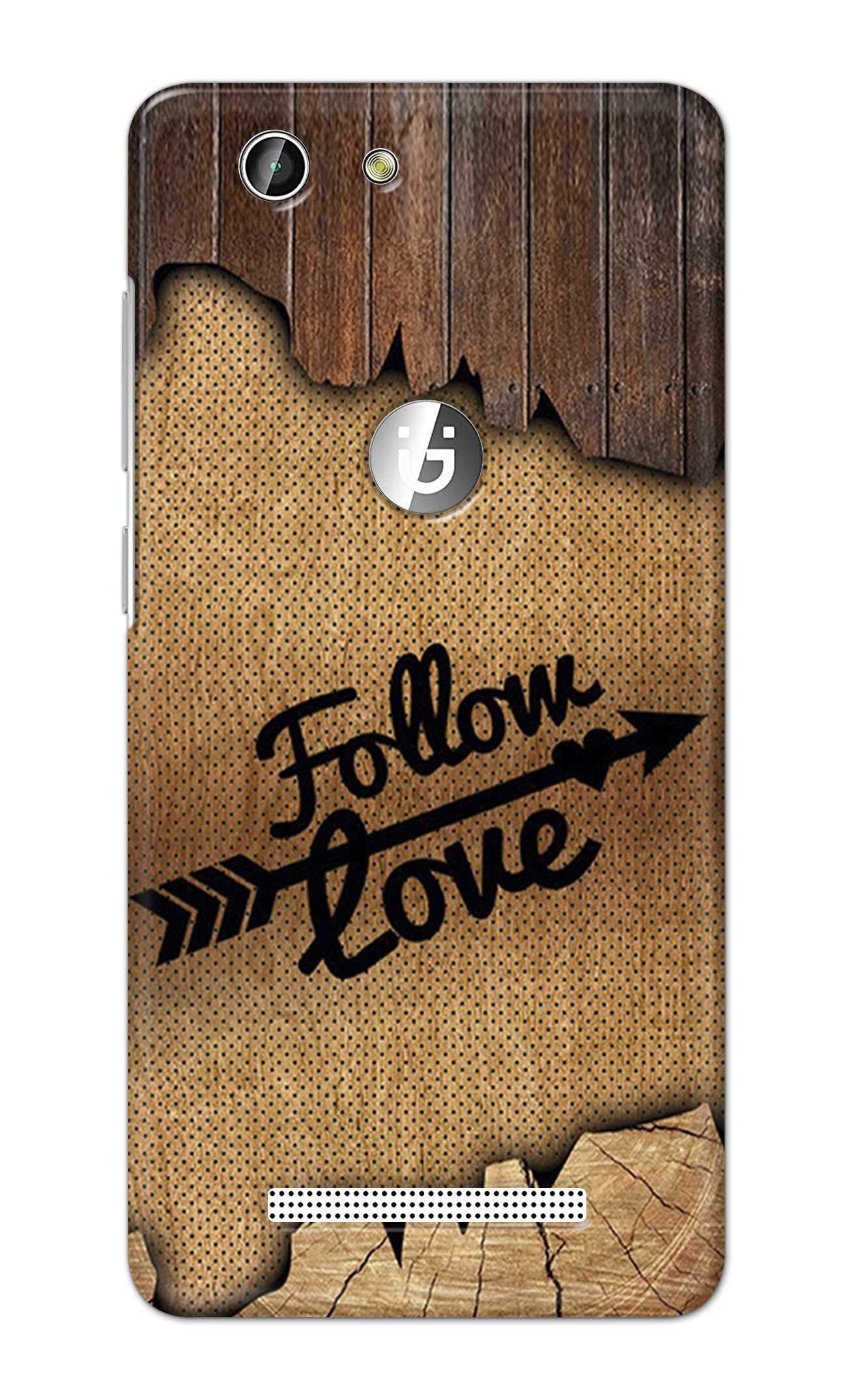 Follow Love Beaver Printfidaa Designer Case for Gionee F103 Pro Back Cover