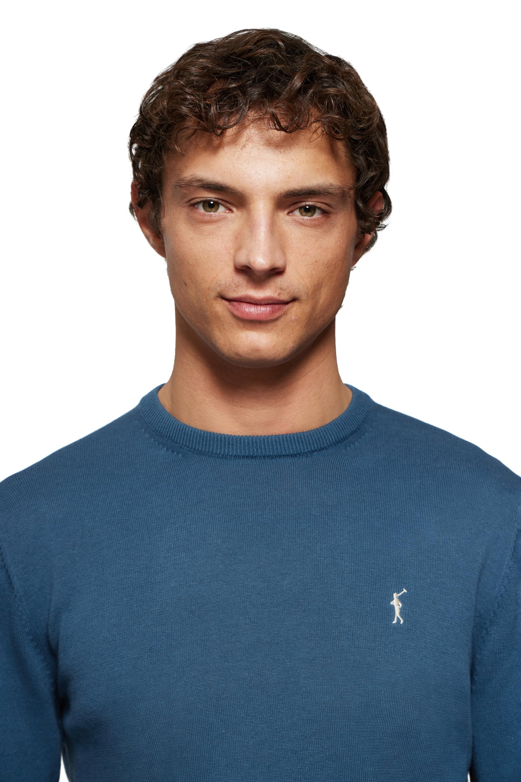 Polo Club Maglione Manica Lunga Uomo Maglioni Girocollo Crew Neck Pullover 100% Cotone