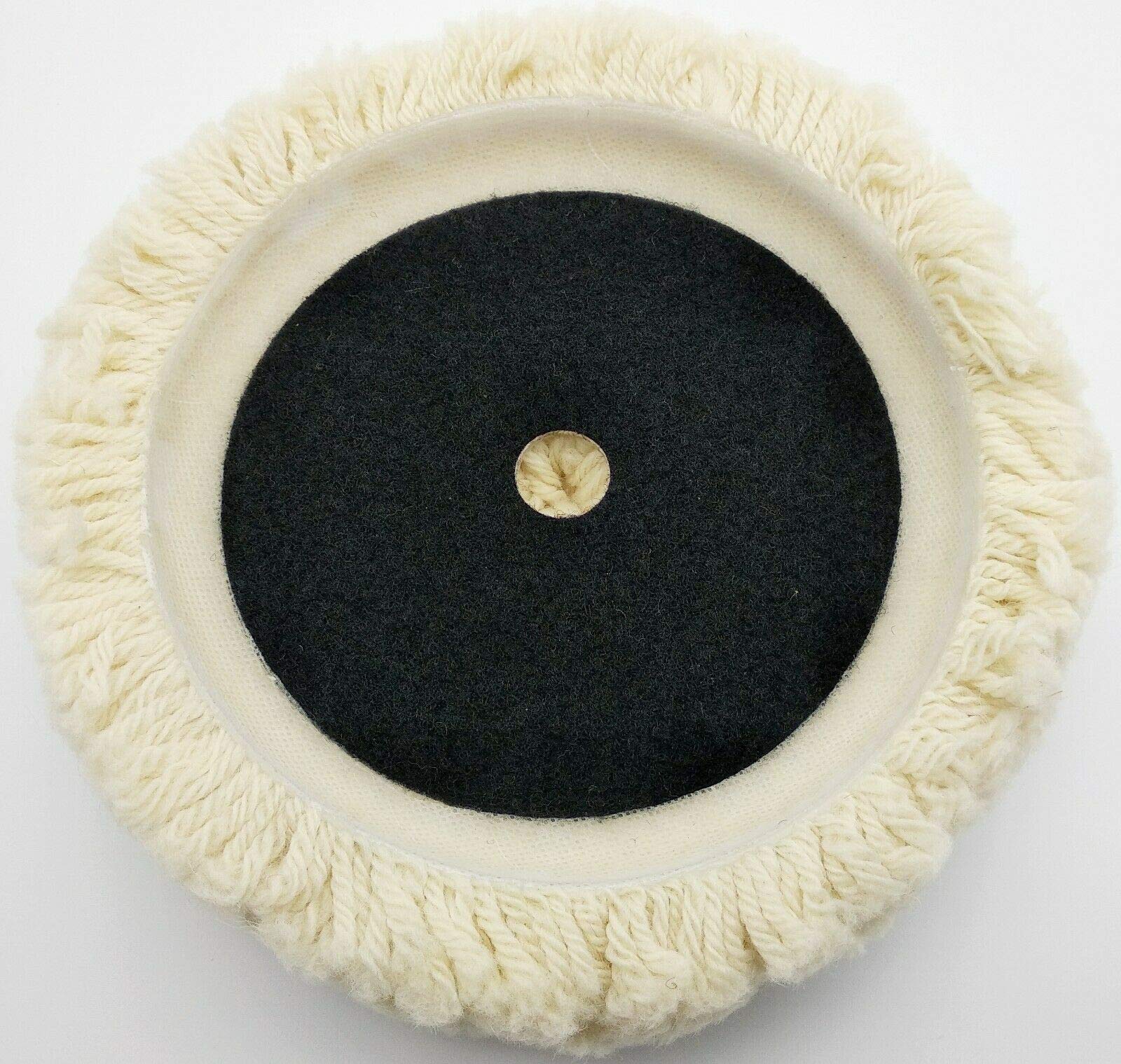 1 campana de lana de cordero con velcro de 180 mm para pulidora