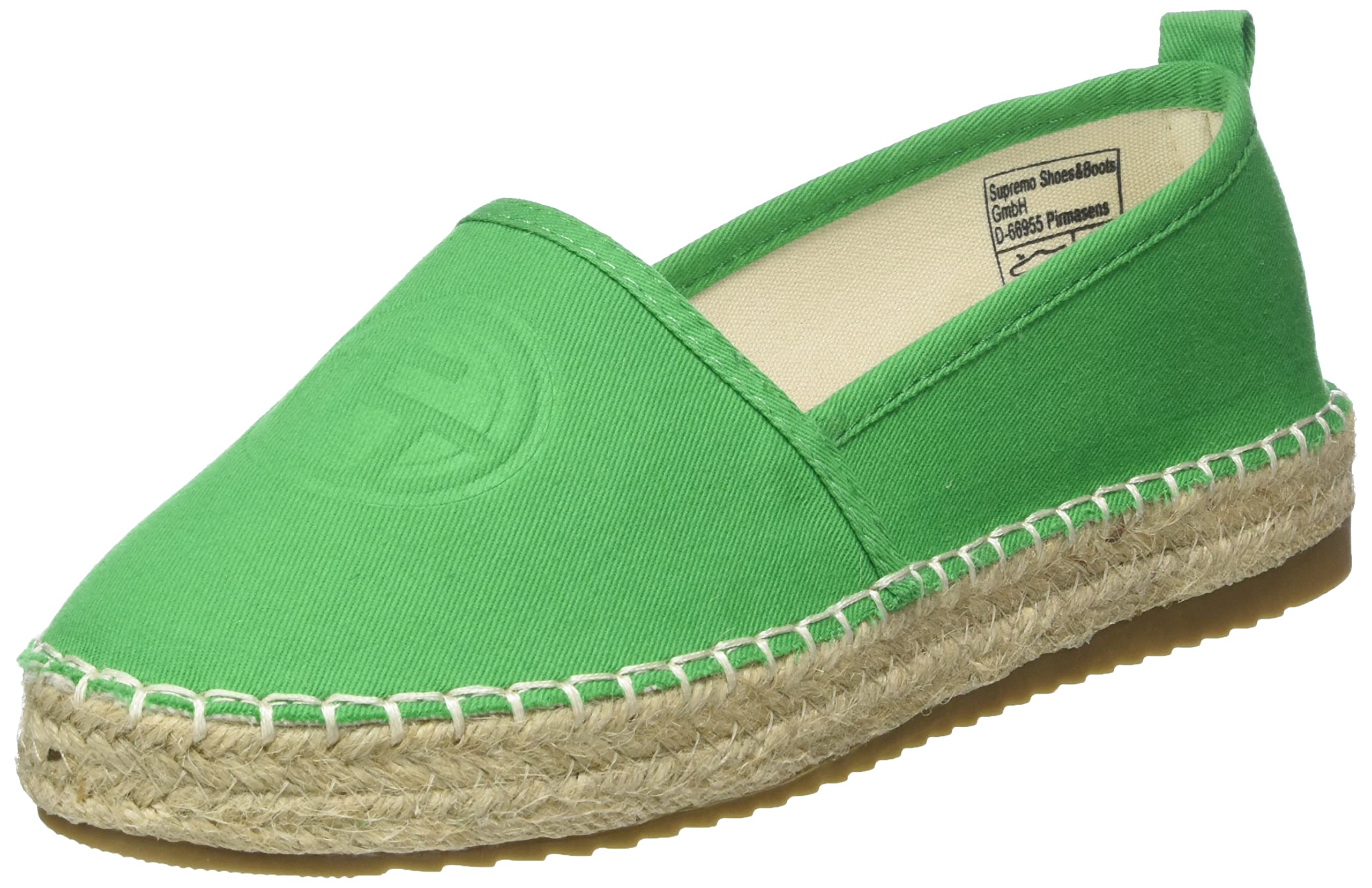 TOM TAILOR Women's 5396301 Flat Slipper, Green, 4 UK