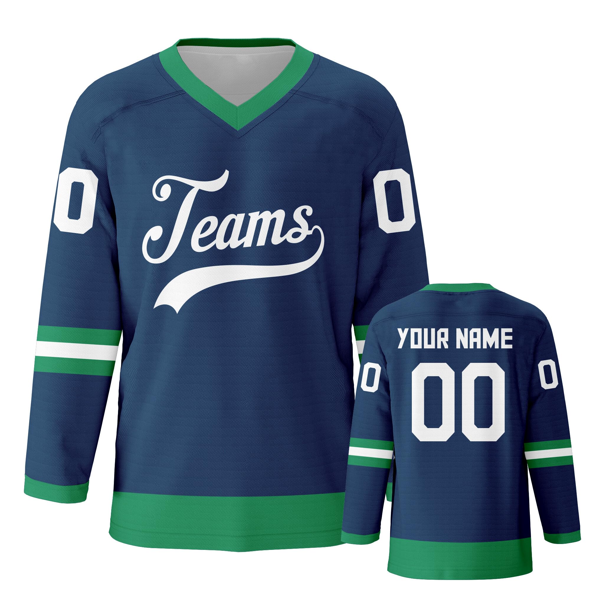 Customized Ice Hockey Jersey Personalized Team Solid Hockey Jersey Printed Stitched Hockey Jersey Men Women Youth Kids