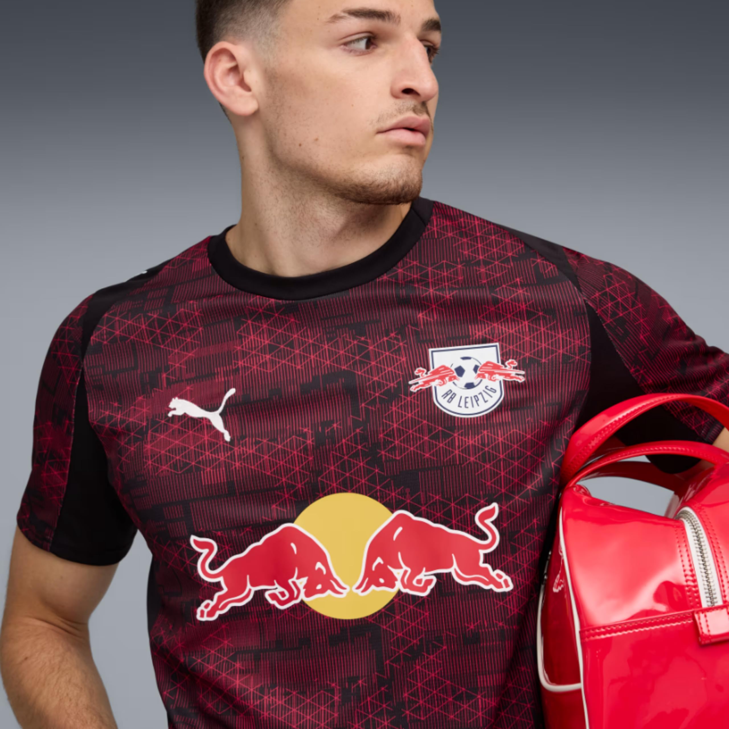 PUMA Original RB Leipzig Trikot Herren [3rd 25/26] Offizielles RB Leipzig Trikot [Spieler oder Personalisiert] Fussball Sportbekleidung Sport Tshirts Herren Fußball Shirt Männer