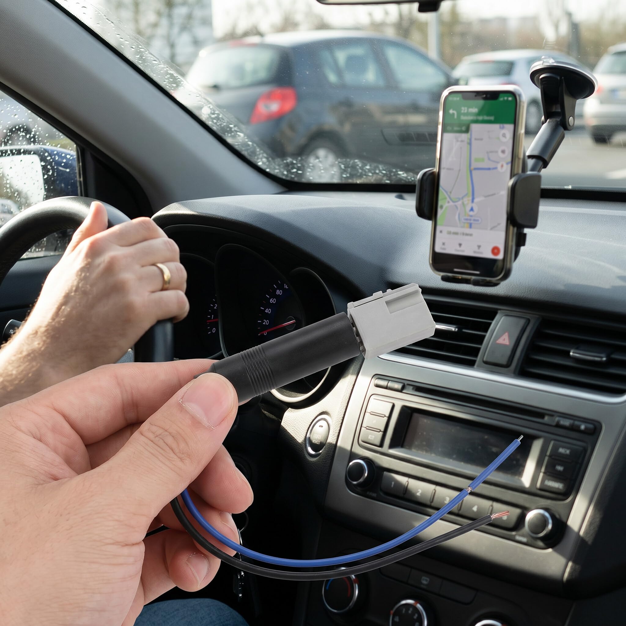 Amazon.co.jp: 車用アンテナアダプタケーブル CDプレーヤーアンテナ