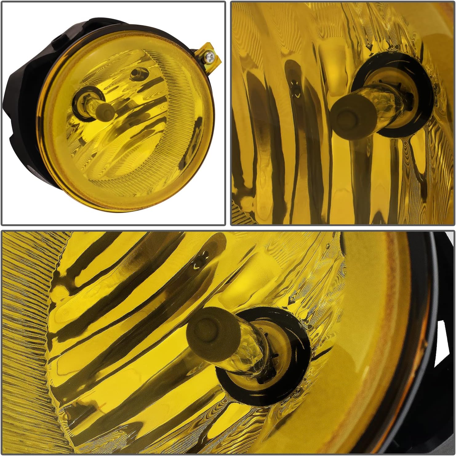 DNA MOTORING FL-ZTL-310-AM Fog Light Driver & Passenger Side [Compatible with 05-08 Pacifica / 05-09 Sebring / 05-09 Town & Country]
