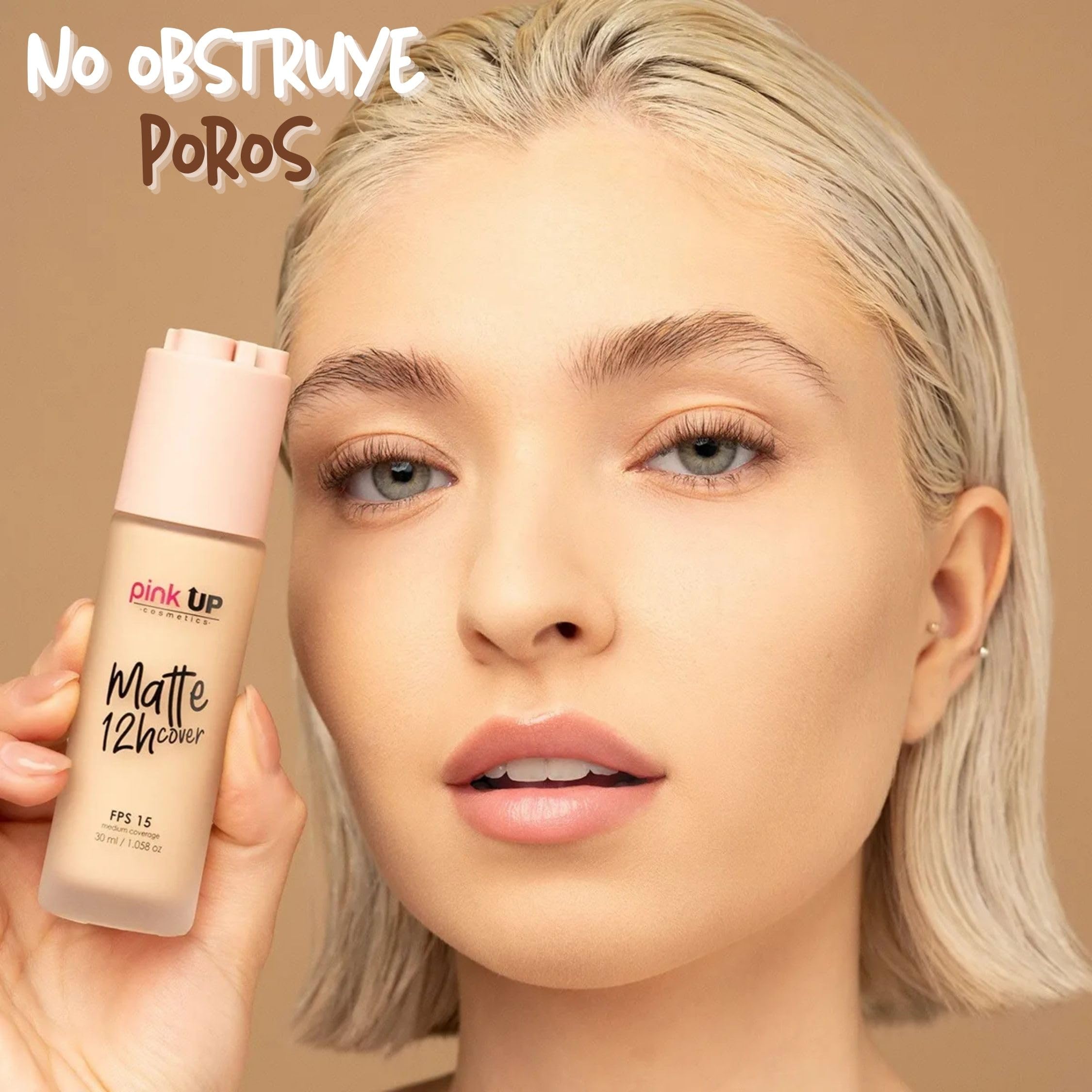 Amazon.com : Pink Up | Matte Cover| Liquid Makeup with SPF 15 | 12