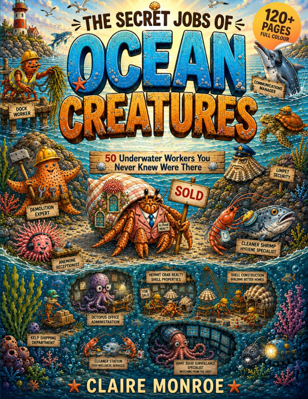 The Secret Jobs of Ocean Creatures For Kids Aged 6 to 10: An Illustrated Fun Animal Encyclopedia To Learn About Nature (Secret Animal Jobs)