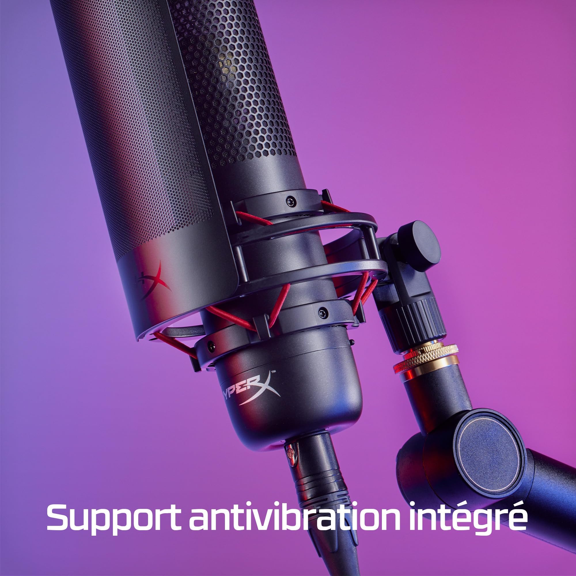 HyperX ProCast – Micro avec condensateur à grand diaphragme, connexion XLR
