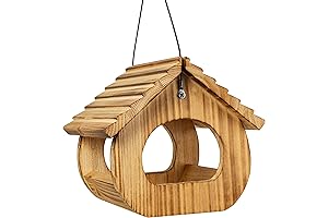 Sunflower Seed Bird Feeders for Outdoors: Effortless Feeding with Wooden Buddy