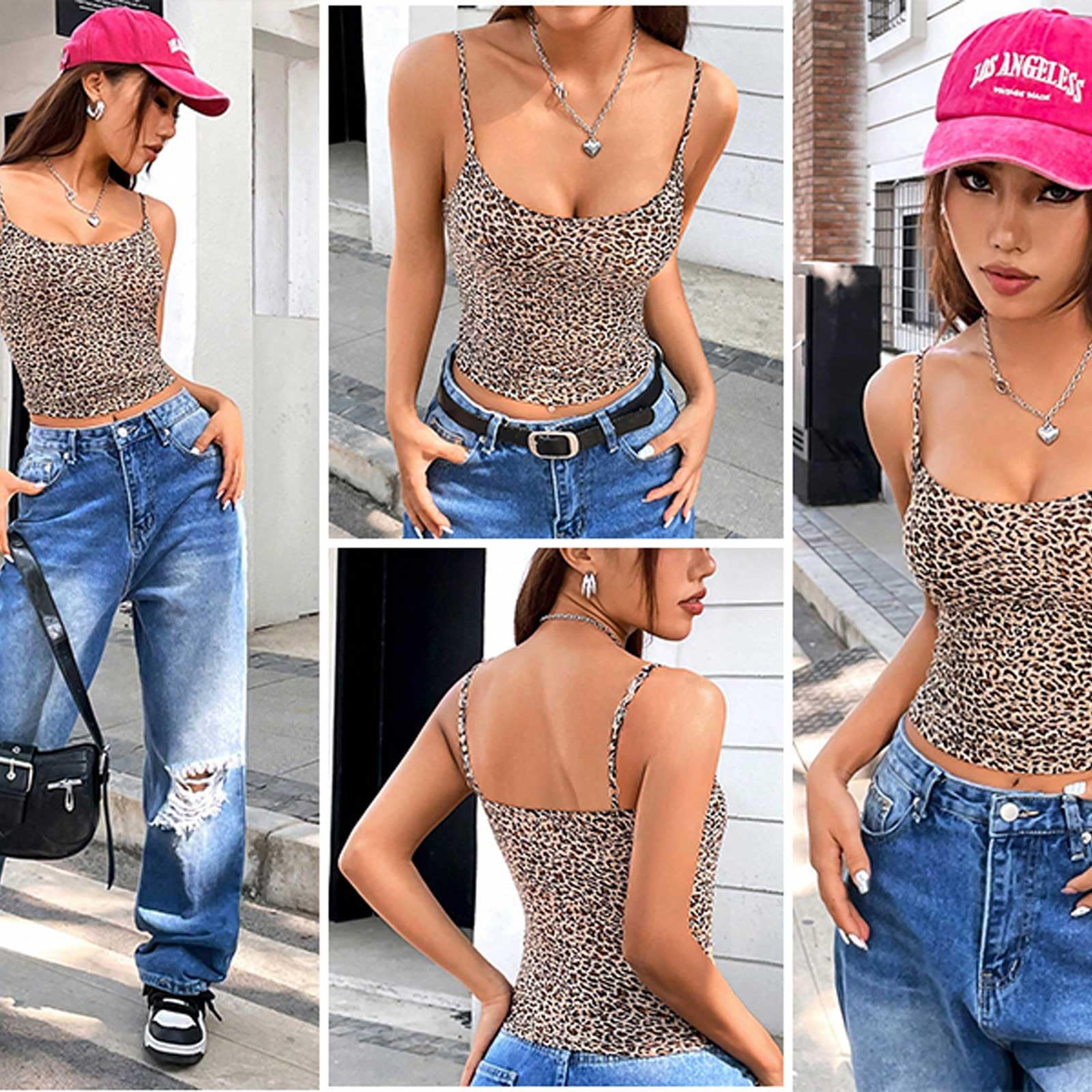 3 Pezzi Canotta con Reggiseno Donna Incorporato Cotone Tank Top Canottiera Casual Canotta di Base Scollo a V Cami Camisole Spalline Regolabili Tank Shirt Senza Maniche Camicia Imbottita Canottiera