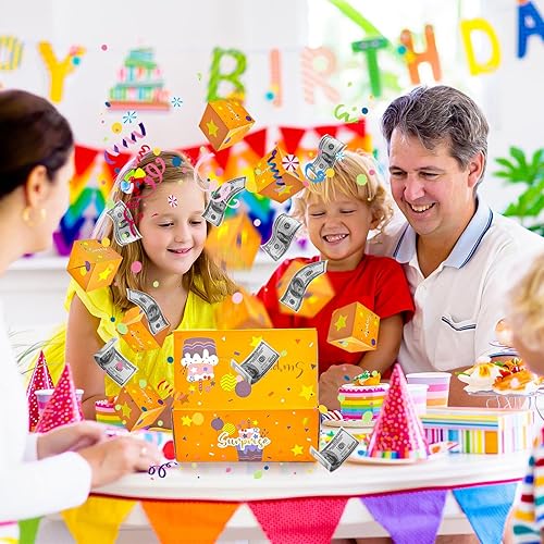 Miniatura 2 de Surprise Gift Box Explosion for Money, Birthday Explosion Gift Box,Money Box for Cash Gift Folding Bouncing Cash Explosion Gift for Women Men Kids