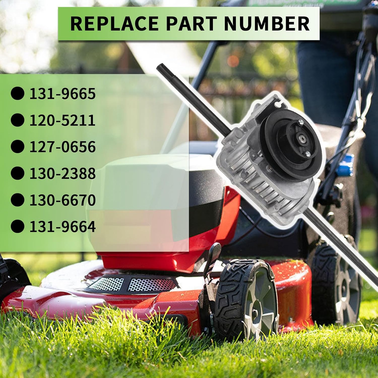 131-9665 Transmission Kit Compatible with Toro TimeMaster 30 Inch BBC Walk Behind Mowers,Applicable Models:20199 20200 20975 20977 Replace 120-5211 127-0656 130-2388