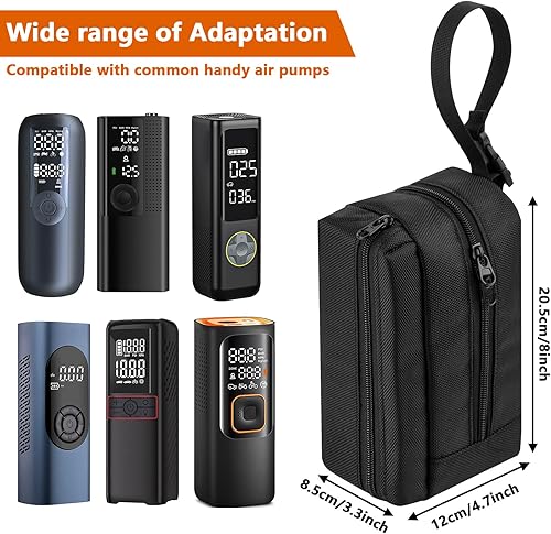 Miniatura 2 de Funda de transporte para Airmoto/Fanttik X8 para APEX/para inflador de neumáticos Woowind LP1, bomba de aire portátil, compresor de aire de 120 PSI,