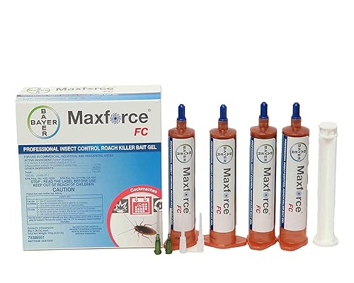 Maxforce Gel de cebo para cucarachas FC (1 caja (4 tubos de 1.06 oz))