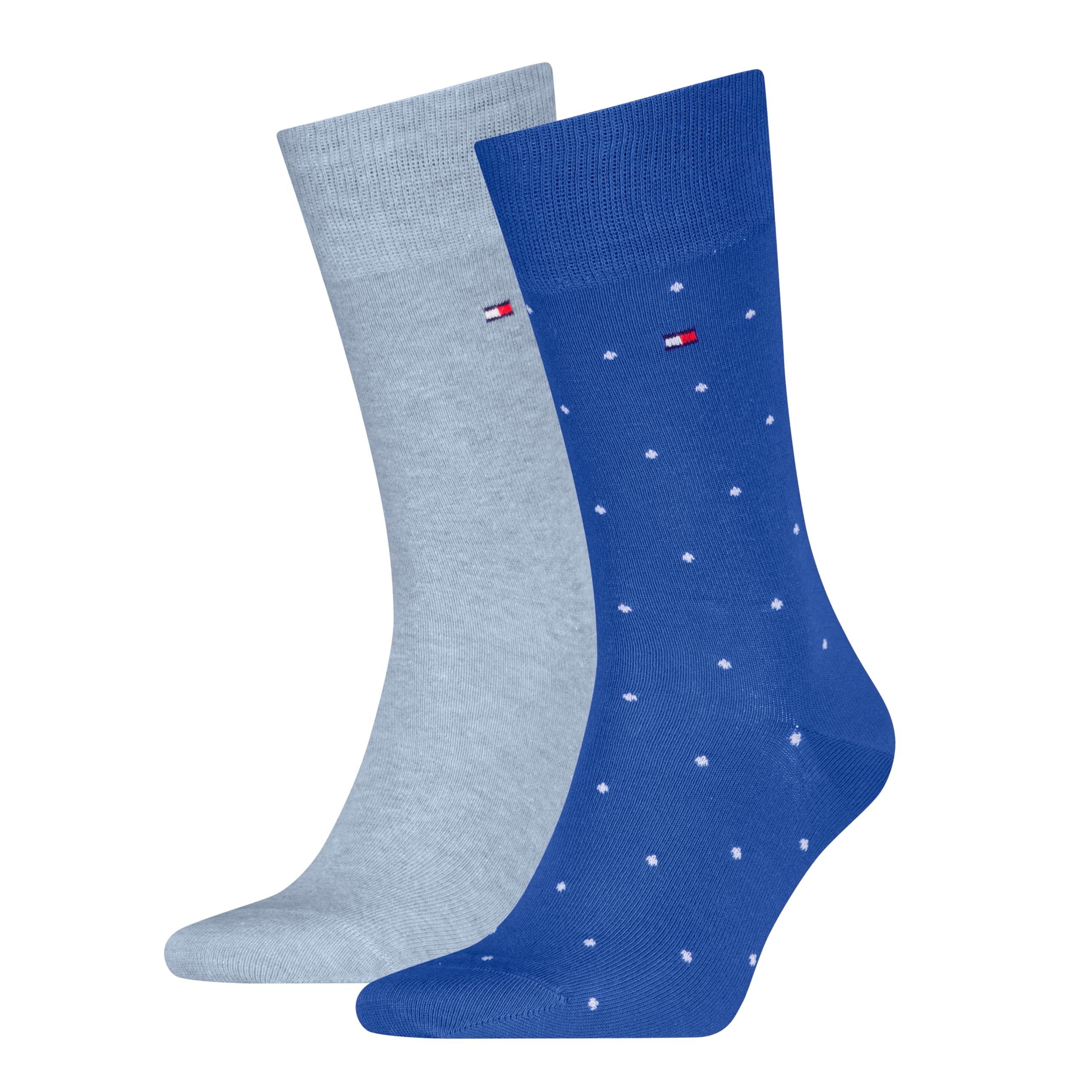 Tommy Hilfiger Men's Dot Classic Sock, Blue, 43-46