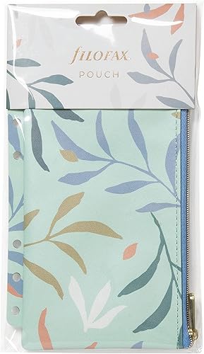 Miniatura 2 de Filofax Accesorio, colección botánica, bolsa con cremallera, compatible con organizadores A5 y tamaño personal, 6.7 x 4.02 pulgadas (B132817)