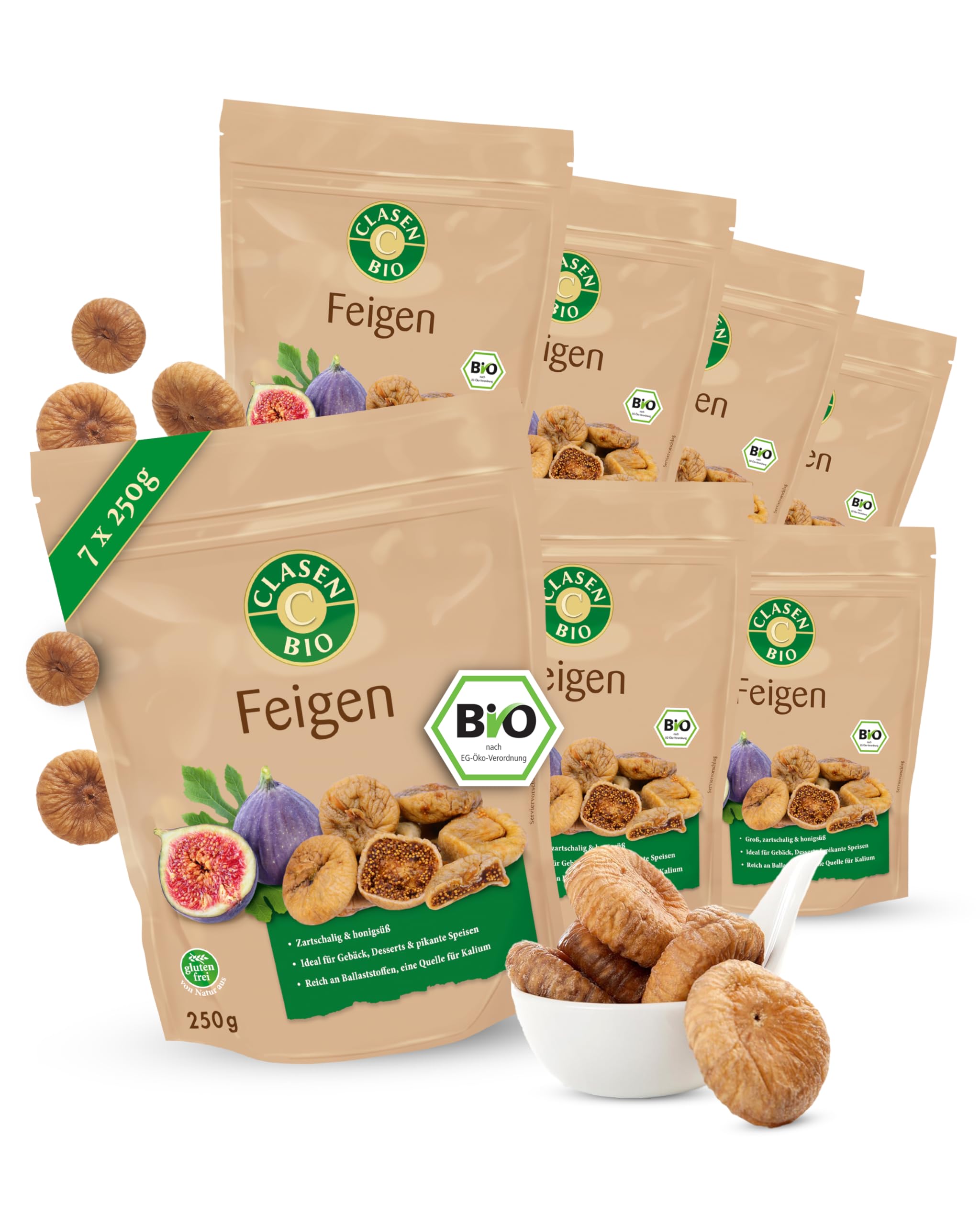 7x CLASEN BIO Feigen - 250g