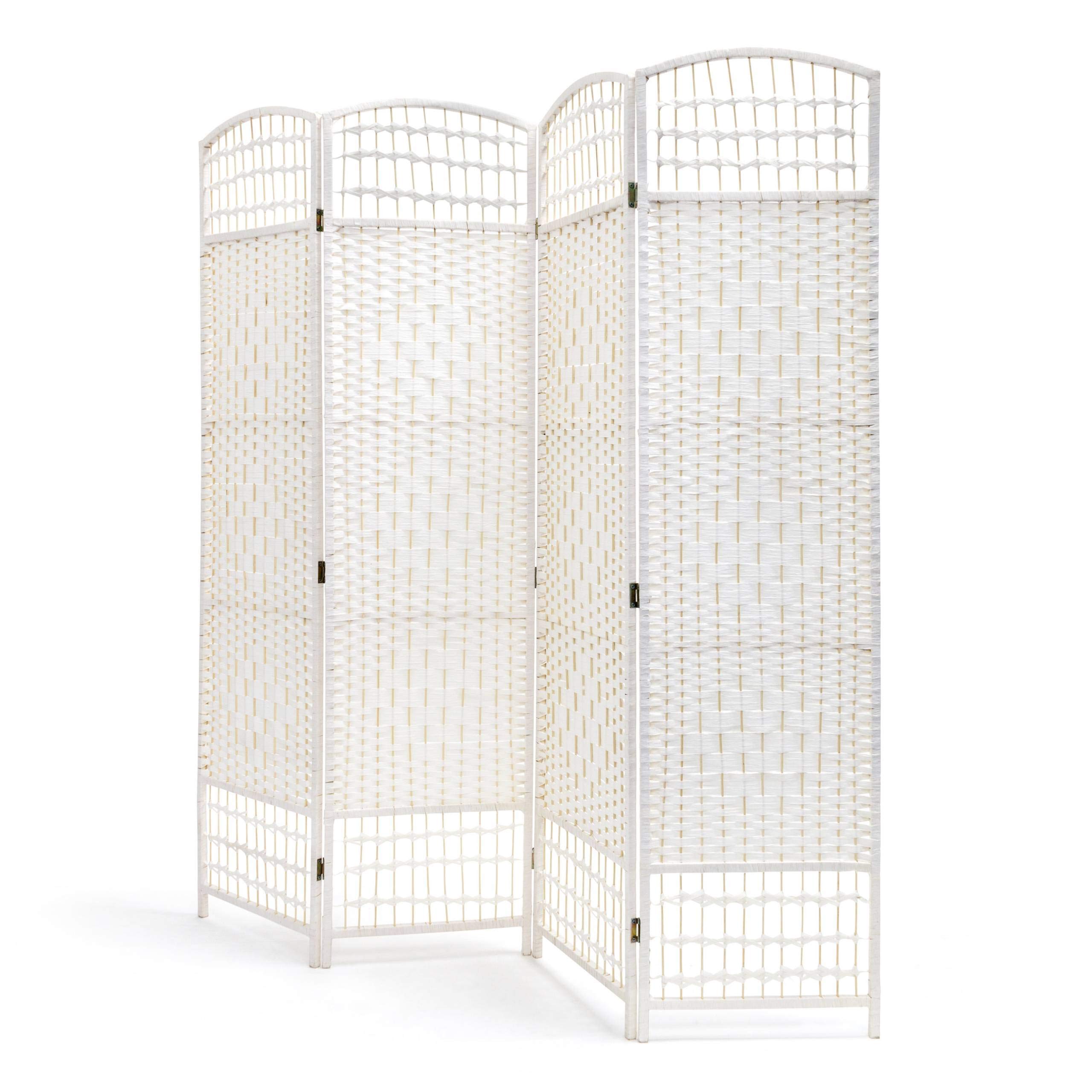 Buy Relaxdays 4 Panel Paravent 179 x 180 x 2 cm Folding Splitter Wood Screen Divider Wooden Room
